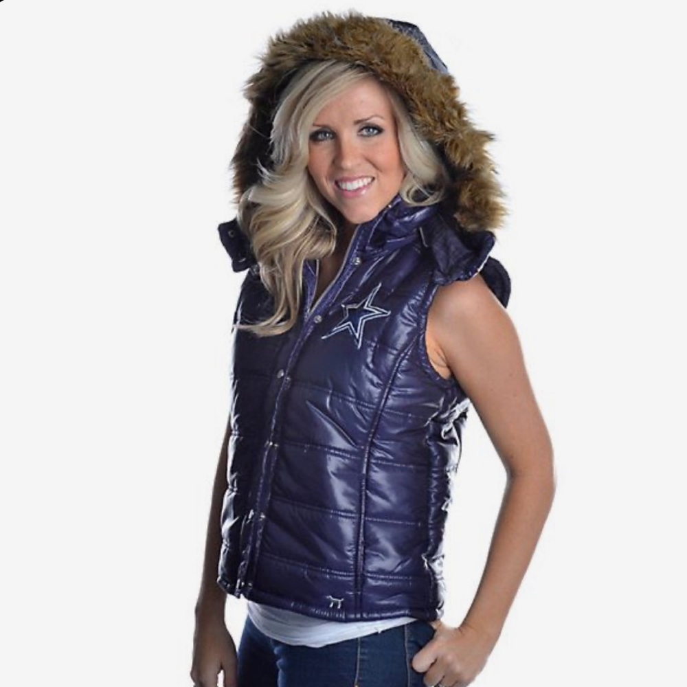 Victoria’s Secret Pink Dallas Cowboys Puffer Vest